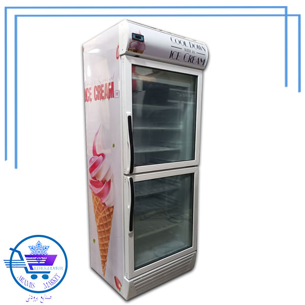 فریزر ایستاده دو درب 60 سانتی