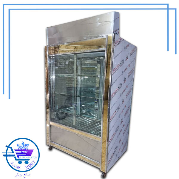 یخچال جگرکی دوطرف نما دودی طلایی