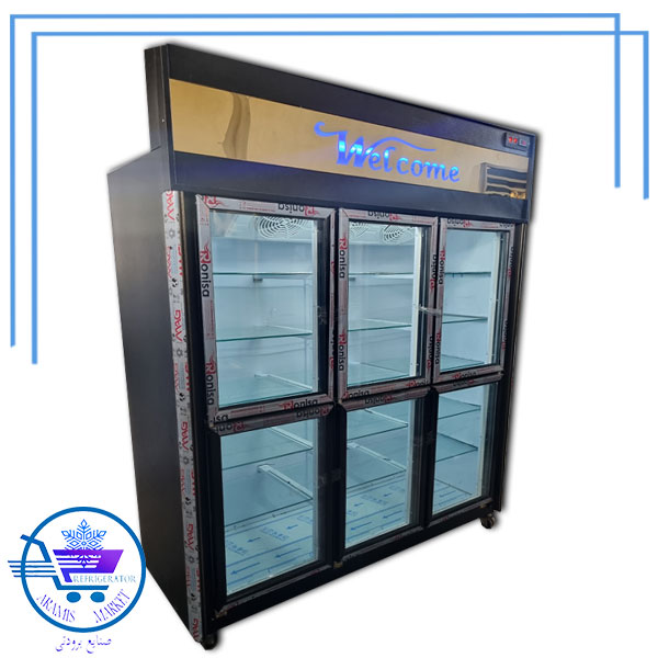 یخچال مرغ فروشی شش درب