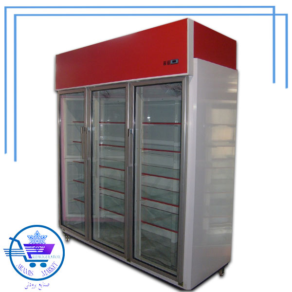 یخچال مرغ فروشی یک طرف نما