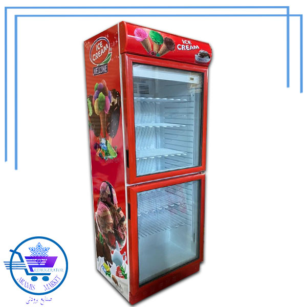 فریزر ایستاده دو درب 70 سانتی