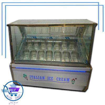 یخچال بستنی اسکوپی صنعتی 14 لگن
