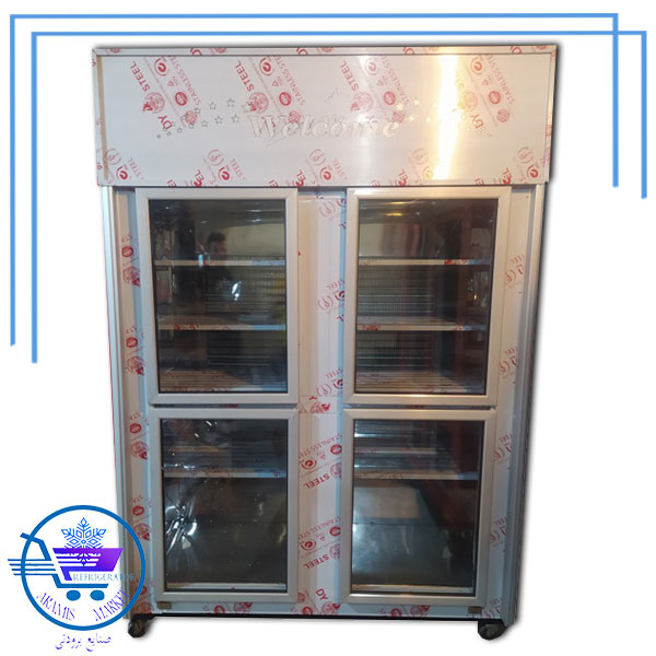 یخچال مرغ فروشی یک و نیم متری